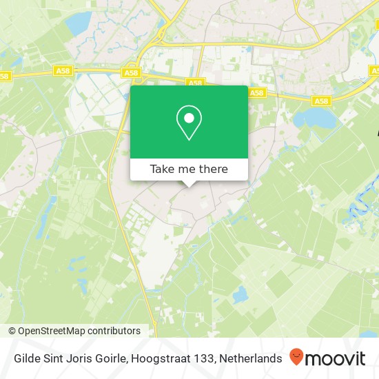 Gilde Sint Joris Goirle, Hoogstraat 133 map