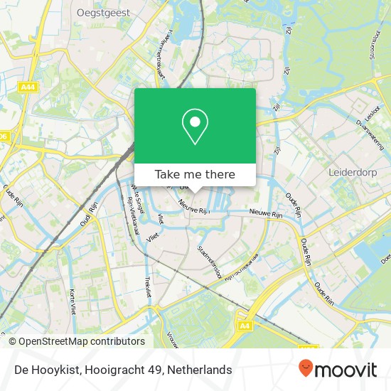 De Hooykist, Hooigracht 49 Karte