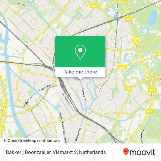 Bakkerij Boonzaaijer, Vismarkt 2 map