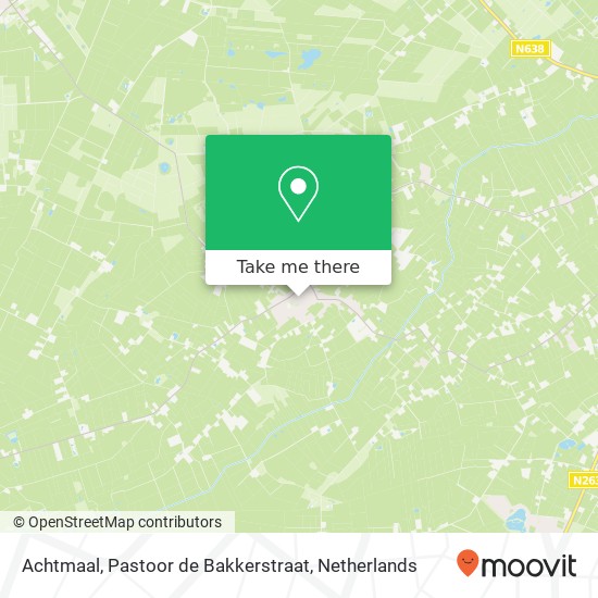 Achtmaal, Pastoor de Bakkerstraat map