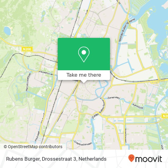Rubens Burger, Drossestraat 3 map