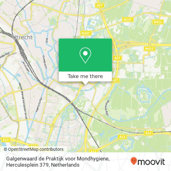 Galgenwaard de Praktijk voor Mondhygiene, Herculesplein 379 Karte