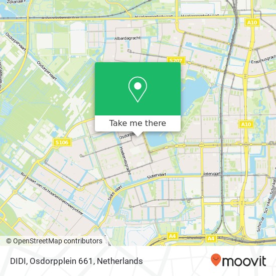 DIDI, Osdorpplein 661 map