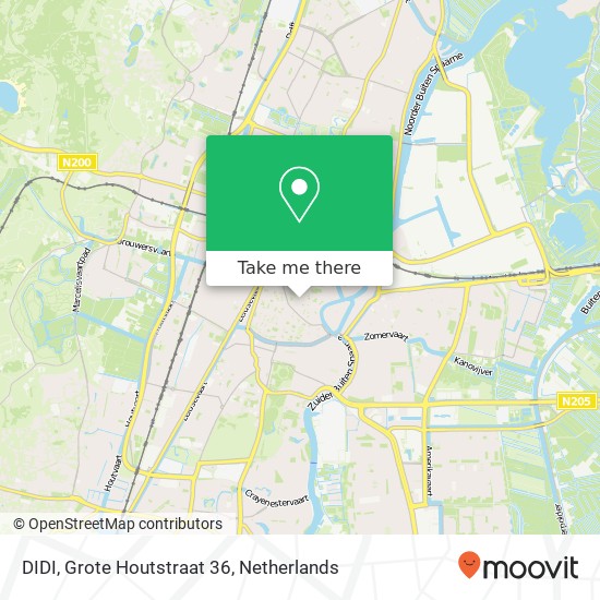 DIDI, Grote Houtstraat 36 Karte