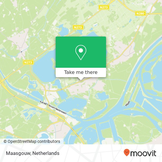 Maasgouw map