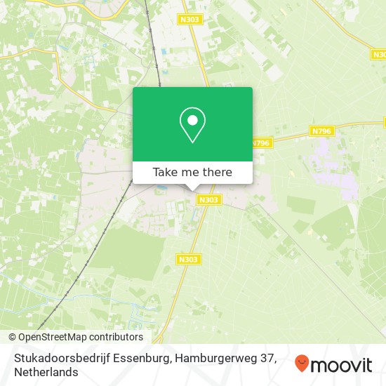 Stukadoorsbedrijf Essenburg, Hamburgerweg 37 Karte