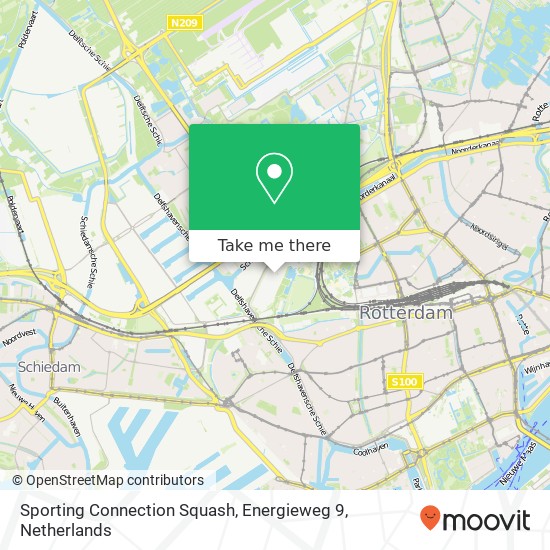 Sporting Connection Squash, Energieweg 9 map