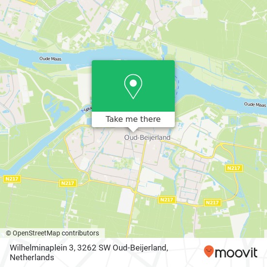 Wilhelminaplein 3, 3262 SW Oud-Beijerland map