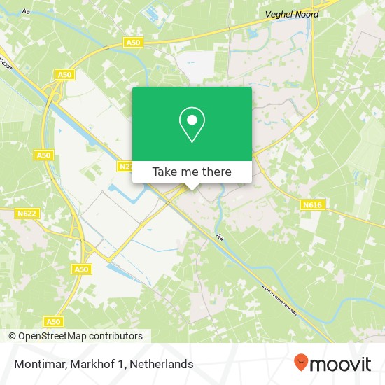 Montimar, Markhof 1 map