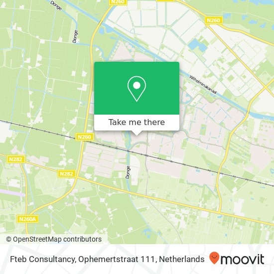 Fteb Consultancy, Ophemertstraat 111 map