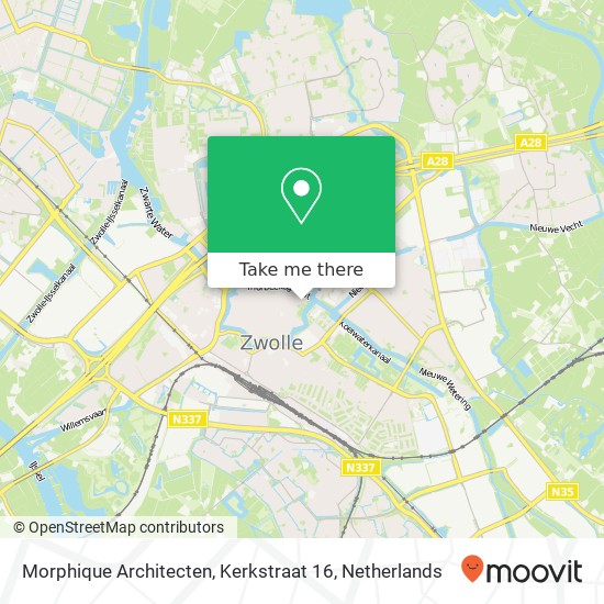 Morphique Architecten, Kerkstraat 16 Karte