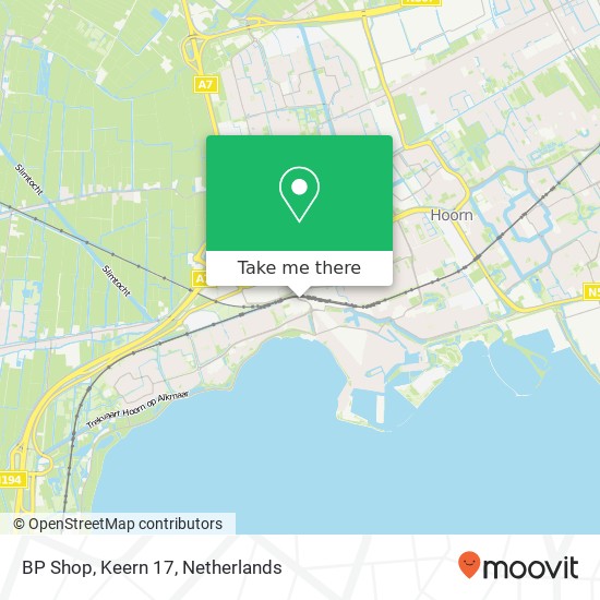 BP Shop, Keern 17 map