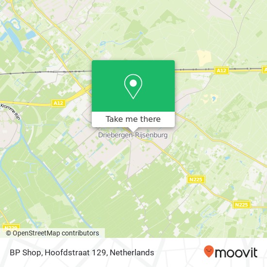 BP Shop, Hoofdstraat 129 map