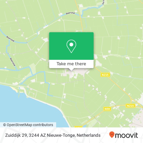 Zuiddijk 29, 3244 AZ Nieuwe-Tonge map