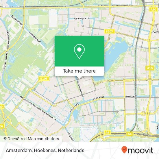 Amsterdam, Hoekenes map