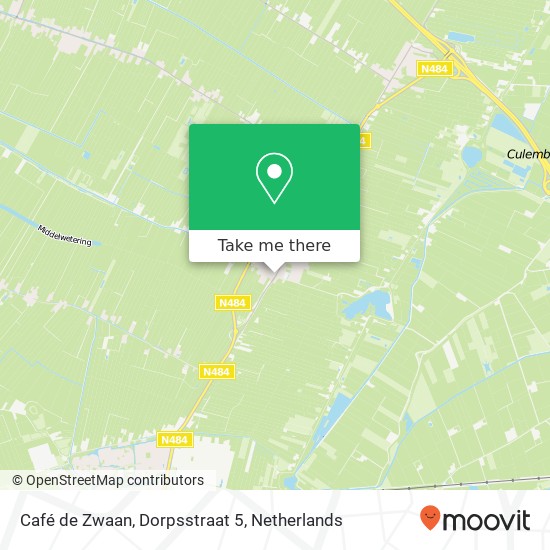 Café de Zwaan, Dorpsstraat 5 Karte