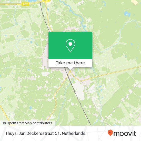 Thuys, Jan Deckersstraat 51 map