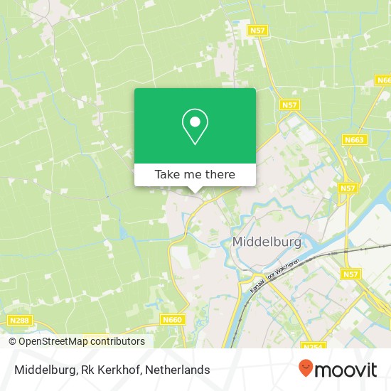 Middelburg, Rk Kerkhof map