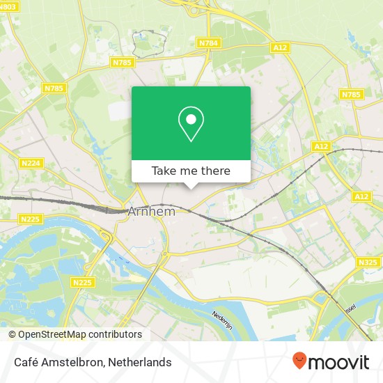 Café Amstelbron map