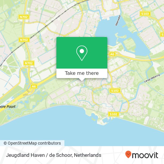 Jeugdland Haven / de Schoor map