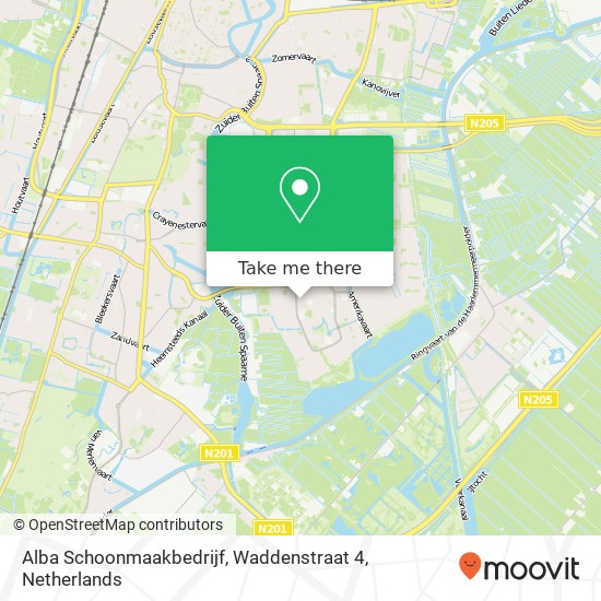 Alba Schoonmaakbedrijf, Waddenstraat 4 map