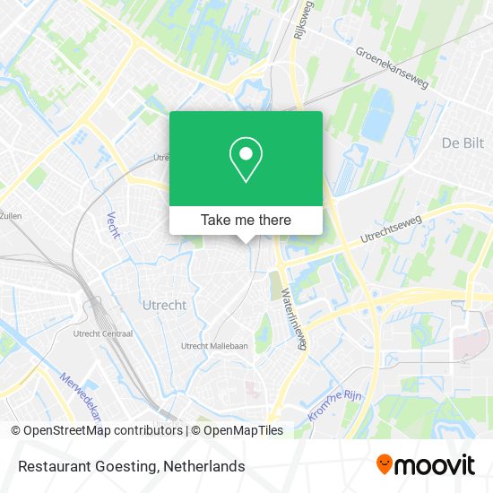 Restaurant Goesting map