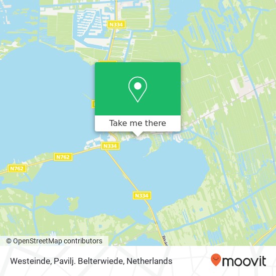 Westeinde, Pavilj. Belterwiede map