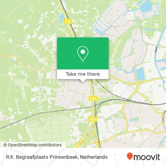 R.K. Begraafplaats Prinsenbeek map