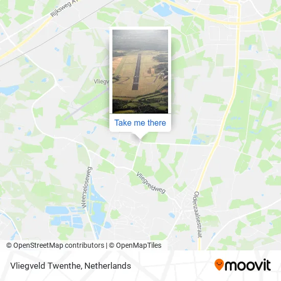 Vliegveld Twenthe map