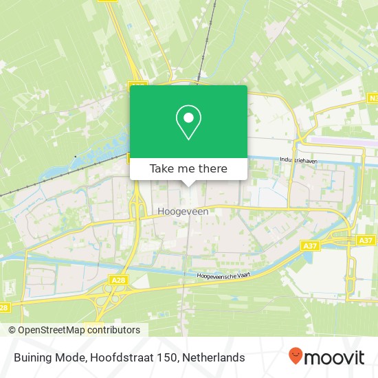 Buining Mode, Hoofdstraat 150 map