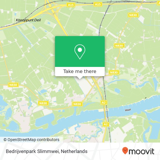 Bedrijvenpark Slimmwei map