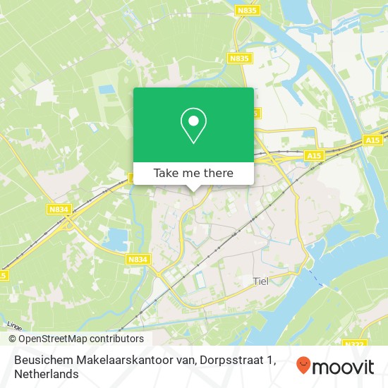 Beusichem Makelaarskantoor van, Dorpsstraat 1 map