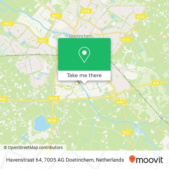 Havenstraat 64, 7005 AG Doetinchem map
