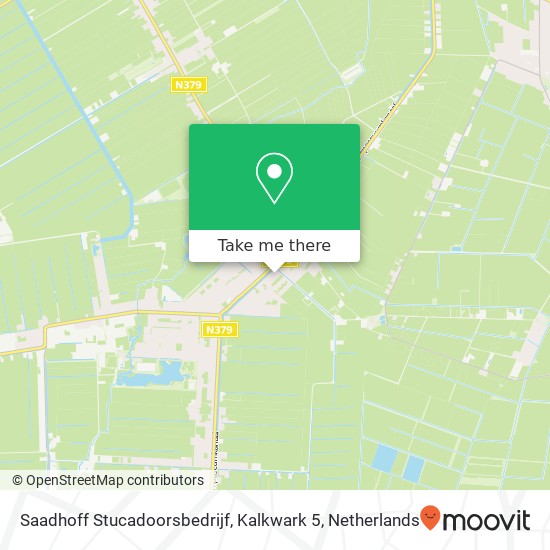 Saadhoff Stucadoorsbedrijf, Kalkwark 5 map