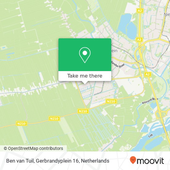 Ben van Tuil, Gerbrandyplein 16 map