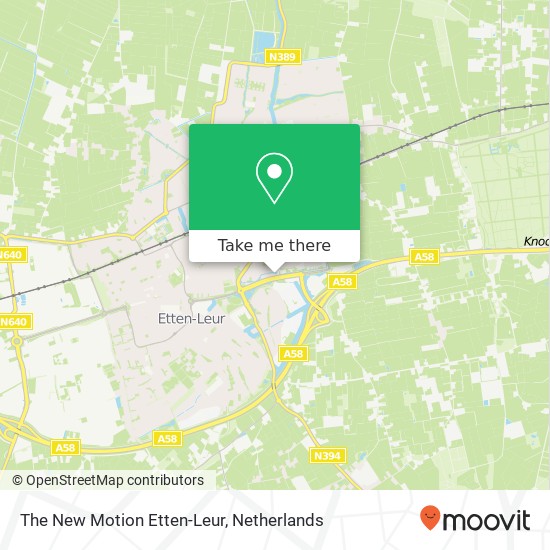 The New Motion Etten-Leur Karte