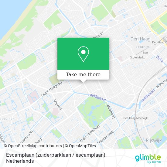 How get to Escamplaan (zuiderparklaan / escamplaan) in 'S-Gravenhage by Bus, Light Rail, Train Metro?