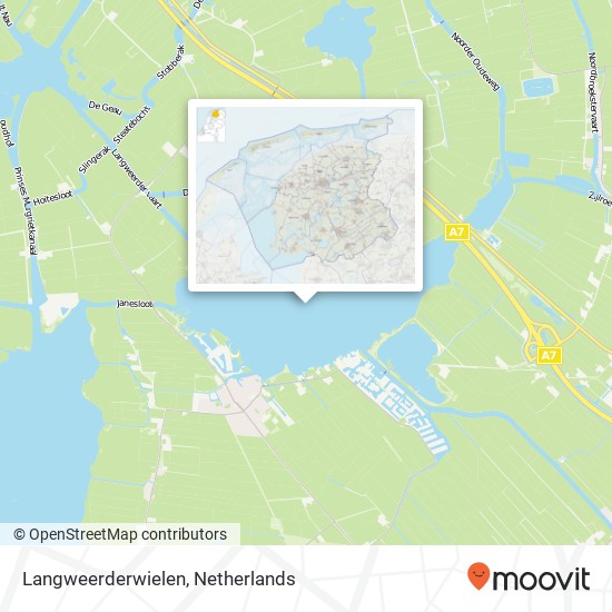 Langweerderwielen map