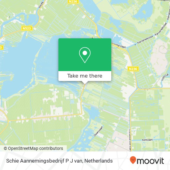 Schie Aannemingsbedrijf P J van map