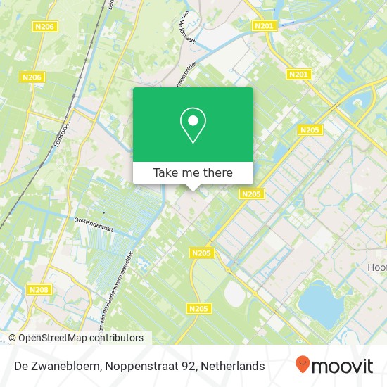 De Zwanebloem, Noppenstraat 92 map