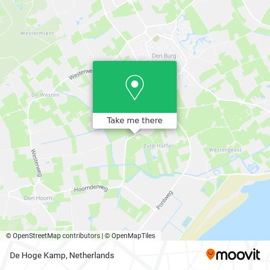 De Hoge Kamp map