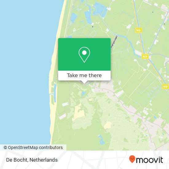 De Bocht map