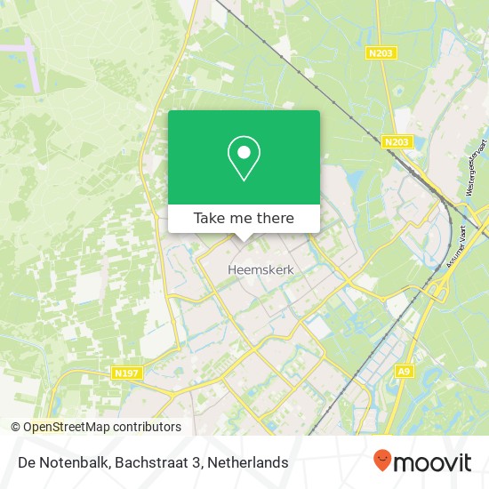 De Notenbalk, Bachstraat 3 map