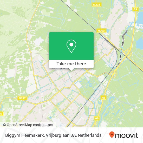 Biggym Heemskerk, Vrijburglaan 3A Karte