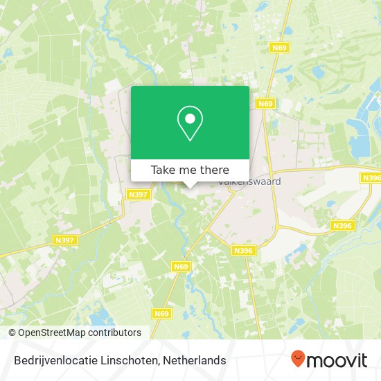 Bedrijvenlocatie Linschoten map