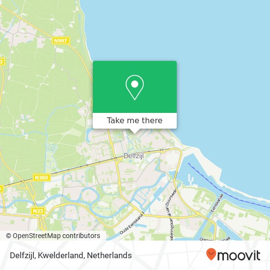 Delfzijl, Kwelderland Karte