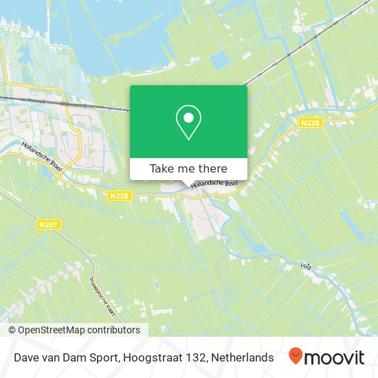 Dave van Dam Sport, Hoogstraat 132 Karte