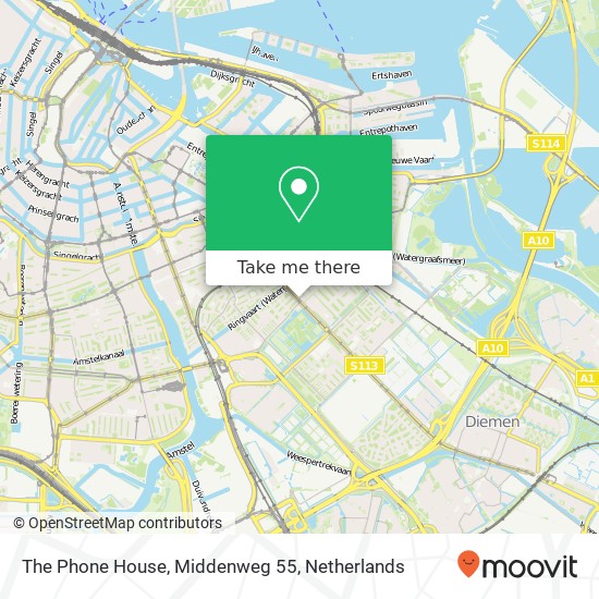 The Phone House, Middenweg 55 map