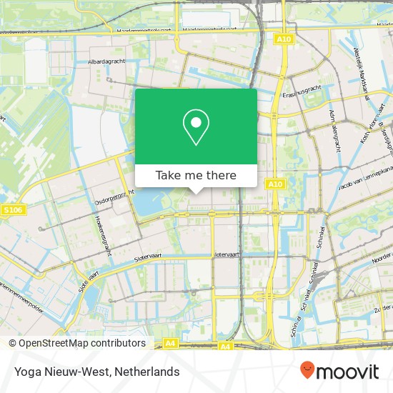 Yoga Nieuw-West, Hendrik van Wijnstraat 10 map
