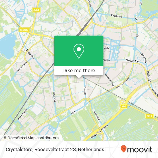 Crystalstore, Rooseveltstraat 2S Karte